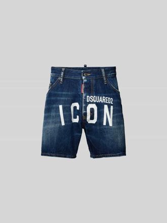 Dsquared2 Regular Fit Jeansshorts aus Baumwolle in Blau, Gr&ouml;&szlig;e 46