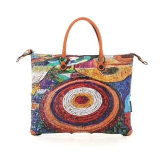 Gabs Tote Bags, female, Multicolor, Size: ONE SIZE G3 Plus M Trip Borsa Zaino Trasformabile Shopper Tote Bauletto Pelle Stampa 610