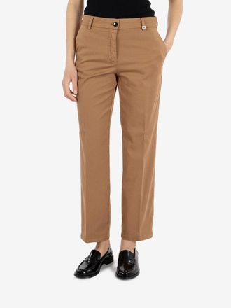 Myths Pantaloni straight fit nocciola