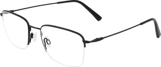 Flexon Demo Square Mens Eyeglasses FLEXON H6041 001 52