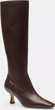 Coach Extended Calf Kitten Heel Tall Boot