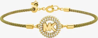 Michael Kors Pav&eacute; MK Pop Charm Cord Slider Bracelet