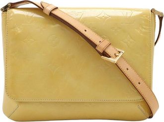 Louis Vuitton Beige Enamel Thompson Street Shoulder Bag (Authentic Pre-Loved)