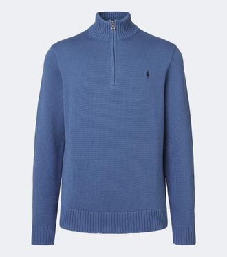 Polo Ralph Lauren Jersey Pony de algod&oacute;n con media cremallera