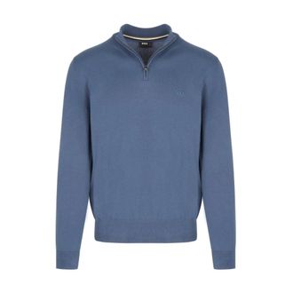 HUGO BOSS Turtlenecks, male, Blue, M, Padro L Jumper