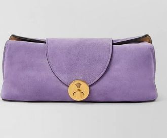 Versace na suede calf leather shoulder bag