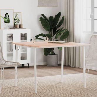 Berkfield Home Table Top 90x90x1.5 cm Square Solid Wood Beech in Brown