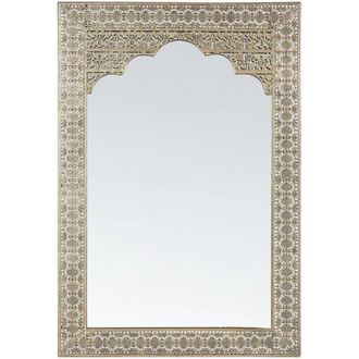 Beliani Beliani - Specchio da Muro Rettangolare Medio Orientale 60 x 90 cm Pali