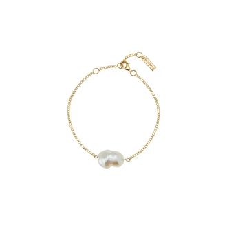 Murkani Aphrodite Goddess Pearl Bracelet in Yellow Gold at Nordstrom