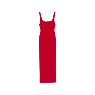 Solace London Midi Dresses, female, Red, Size: S Solace London Dresses