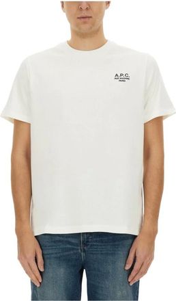 A.P.C. Hombre, Camisetas, Blanco, Talla: S