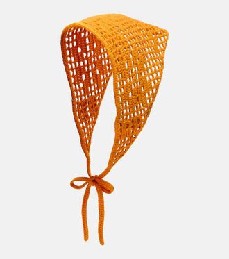 Ruslan Baginskiy Crochet cotton scarf