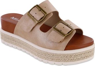 Mia Womens Kely Platform In Dusty Soft Gold