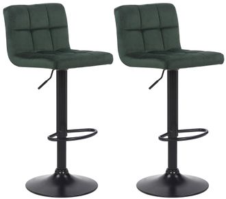 Clp Clp - Juego De 2 Taburetes De Bar Feni Verde