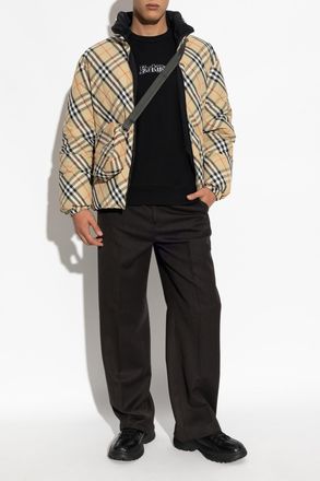 Burberry Pleated Trousers, Mens, Brown