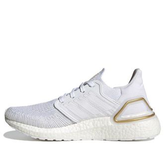 adidas (WMNS) adidas Ultraboost 20 White Gold Metallic FV8351