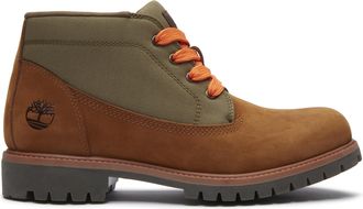 Timberland Mens Premium Mid Lace-Up Chukka Boot - Brown Leather - Size UK 6.5