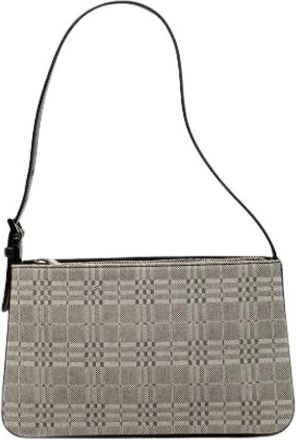 Burberry Borsa a spalla Pre-owned in tela - - Pre-owned - Donna - Grigio - ONE SIZE