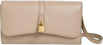 Stella McCartney Ryder Faux Leather Crossbody Clutch in Light Moss at Nordstrom