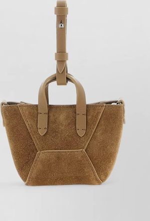 Brunello Cucinelli monili micro suede shoulder bag