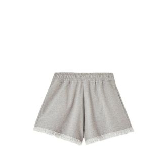 Ganni Isoli Lace-trim Shorts