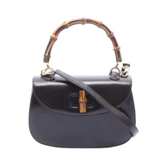 Gucci Pre-owned Handbags, female, Black, Size: ONE SIZE Pre-owned Vintage Handbag