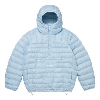 SUPREME FW26 Micro Down Half Zip Hooded Pullover Light Blue FW26J11-BLU