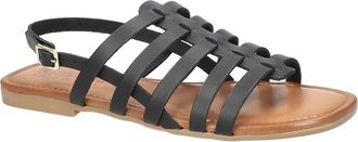 Bella Vita Uma-Italy Cage Sandal in Black Leather at Nordstrom, Size 6.5