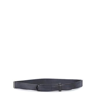 Orciani Belts, male, Gray, ONE SIZE, Vintage Leather Belt with Heart Tip