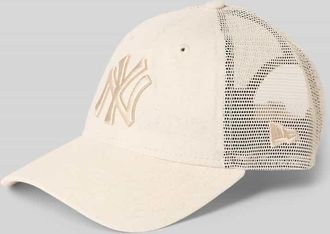 New Era New Era Trucker Cap aus Viskose-Leinen-Mix Modell 9TWENTY in Beige, Größe 1