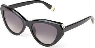 Furla Zonnebril Glanzend Zwart