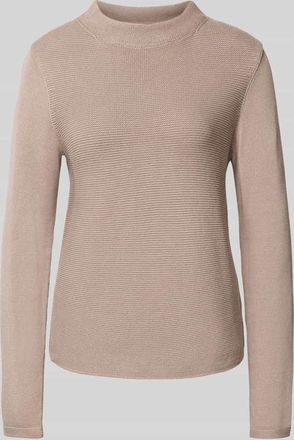 Marc O'Polo Regular Fit Strickpullover aus reiner Baumwolle in Stein, Größe XXL