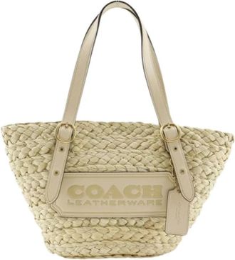 Coach Pre-owned Tote Bag - Dames - Vintage Shopper - Beige - ONE Size - Leer - Vintage