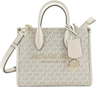 Michael Kors Pre-owned Mirella PVC 2way bag - Dames - Vintage Handtas - Beige - ONE Size - Vintage