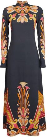 La DoubleJ Totem Blue Bodycon Jurk - Dames - Maxi kleedjes - Blauw - XS - Kleedjes