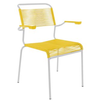 Schubiger M&ouml;bel Spaghetti-Stuhl S&auml;ntis mit Armlehnen