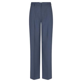 Dante6 Alain Pinstripe Smart Pants - Dames - Broeken - Blauw - Maat: L Leer