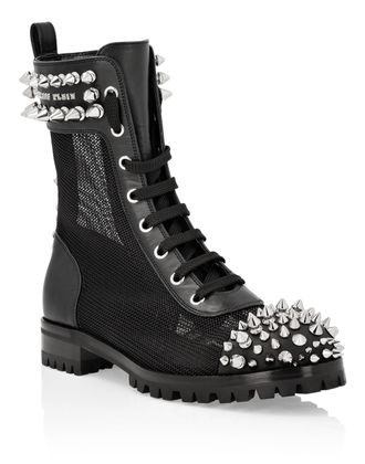 Philipp Plein Boots Low Flat Studs