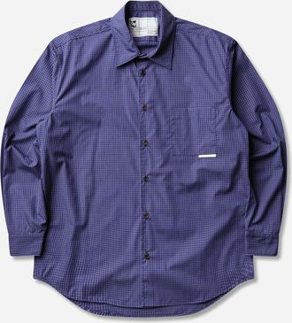 GR10K Men s 21000 Replicated Longsleeve Shirt Small Check Navy