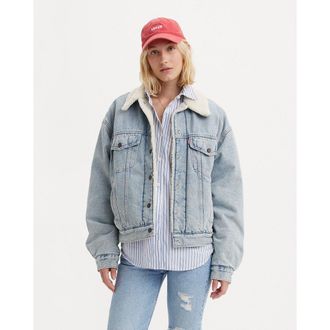 Levi's Vest 90s Sherpa voering, Trucker