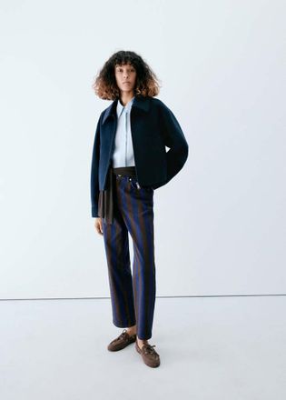 Mango Jeans a righe, vita regolare blu - Donna - 36 - MANGO