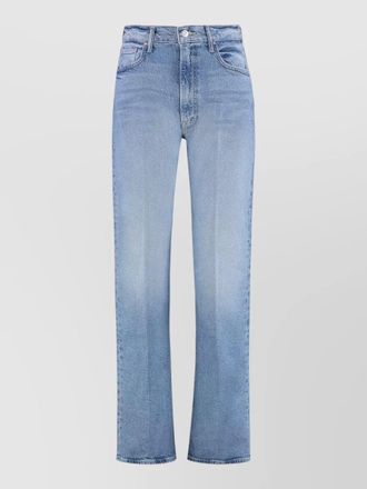 Mother the lasso straight leg five pocket jeans
