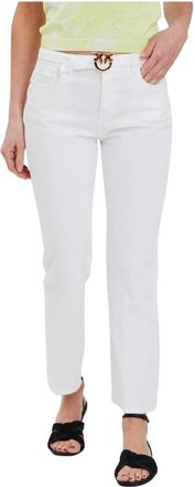Pinko Boot Cut Jeans Brenda Style - Dames - Bootcut Jeans - Wit - W26 - Jeans