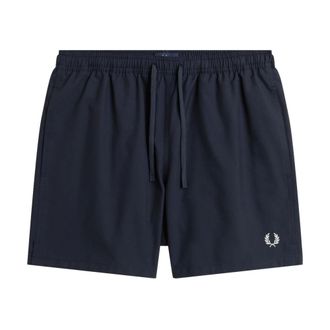 Fred Perry Beachwear, male, Blue, Size: M Swim Shorts