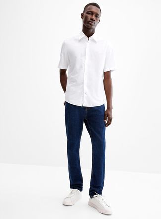 BOSS Mens Delaware dark blue jean Slim fit