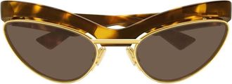 Bottega Veneta Sunglasses Bv1480 S 004 Brown/Brown Women