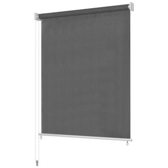 vidaXL Persiana Enrollable De Exterior 305(ancho)x230(alto)cm Gris Antracita Vidaxl
