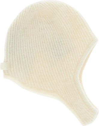 Jacquemus Cuffia - Dames - Hoeden - Wit - ONE Size - Wol - Accessoires