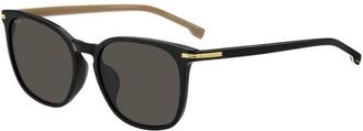 BOSS Boss 1668/F/SK Asian Fit 807/IR Mens Sunglasses Black Size 56