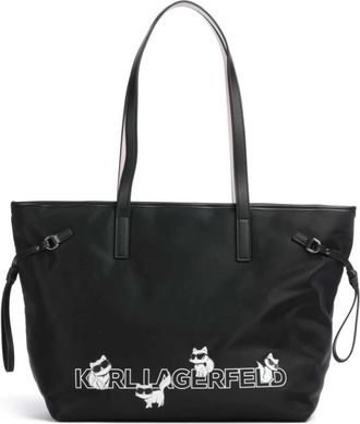Karl Lagerfeld Ikon Tote - Dames - Shoppers - Zwart - ONE Size - Tassen